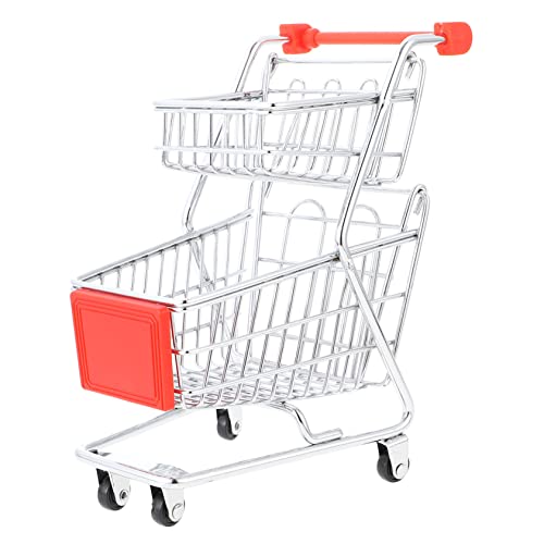 BESPORTBLE 1Stück Mini Einkaufswagen Modell Für Doppelschicht Trolley Für Kreative Aufbewahrung Und Rollenspiel Im Kaufladen BESPORTBLE 1Stück Mini Einkaufswagen Modell Für Doppelschicht Trolley Für Kreative Aufbewahrung Und Rollenspiel Im Kaufladen von BESPORTBLE