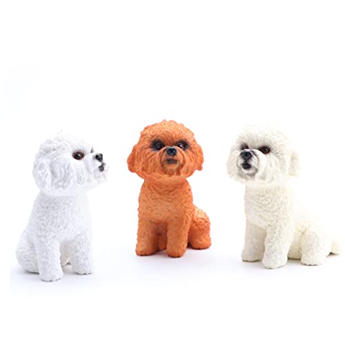 BESPORTBLE 1Stück Mini Figur Realistisches Solides Haustier Hund Modell Dekoration Orange BESPORTBLE 1Stück Mini Figur Realistisches Solides Haustier Hund Modell Dekoration Orange von BESPORTBLE