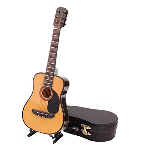 BESPORTBLE 1Stück Mini Gitarrendekoration Lebensechtes Gitarrenmodell Haushaltsdekoration Und Lehrmittel Für Musikliebhaber Und Freunde Hochwertige von BESPORTBLE