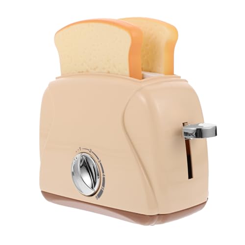BESPORTBLE 1Stück Mini Toaster für Lustiges Desktop Möbelstück zur Praktischer Fähigkeiten und Kognitiver Entwicklung Hergestellt aus Langlebigem von BESPORTBLE
