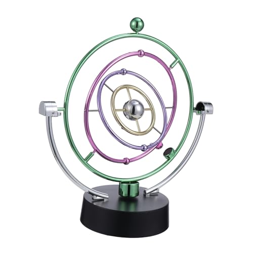 BESPORTBLE 1Stück Perpetual Motion Magnetisches Kunsthandwerk Dekoratives Modell Für Schreibtisch Und Heimdekoration Kinetisches Perpetual Instrument Mit Grünem Rand BESPORTBLE 1Stück Perpetual Motion Magnetisches Kunsthandwerk Dekoratives Modell Für Schreibtisch Und Heimdekoration Kinetisches Perpetual Instrument Mit Grünem Rand von BESPORTBLE