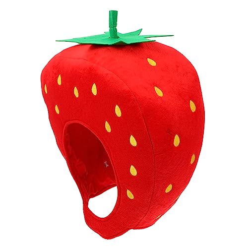 BESPORTBLE 1Stück Plüsch Erdbeer Hut Lustige Kopfbedeckung für Cosplay Karneval für Erwachsene Hautfreundlich Bequem Halloween Partys BESPORTBLE 1Stück Plüsch Erdbeer Hut Lustige Kopfbedeckung für Cosplay Karneval für Erwachsene Hautfreundlich Bequem Halloween Partys von BESPORTBLE