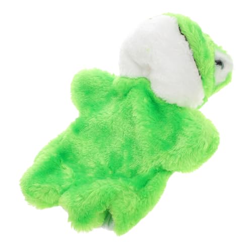 BESPORTBLE 1Stück Plüsch Handpuppe Frosch Interaktive Geschichtenerzähler Für Rollenspiel Zubehör Für Eltern Und Kindergarten Und Familienaktivitäten von BESPORTBLE