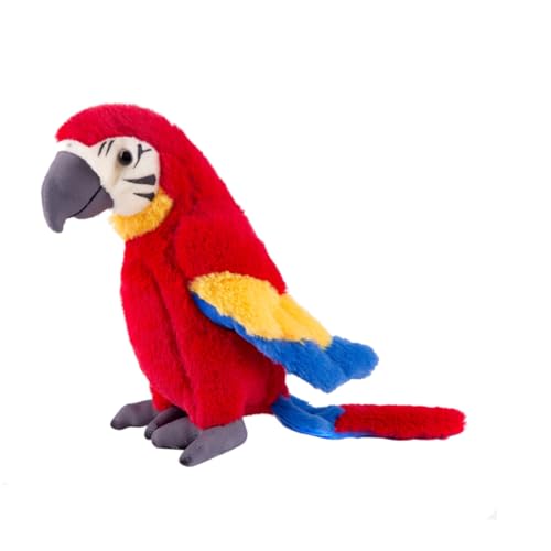 BESPORTBLE 1Stück Plüsch Papagei Imitation Papageienmodell Für Kreatives Lustiges Kuscheltier Zufälliger Farbe Dekoration Für Zuhause von BESPORTBLE