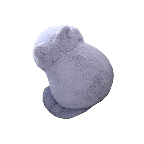 BESPORTBLE 1Stück Plüschtier Dekoration Süßes Graues Katzenwurfkissen für Sofa Langlebiges Kätzchen Puppen für Feiertage und Partys Perfektes Kuscheltier für Zuhause von BESPORTBLE