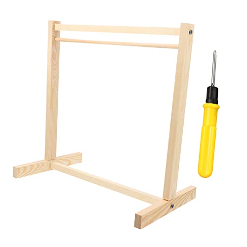 BESPORTBLE 1Stück Puppen Kleiderbügel Aus Holz Langlebig Und Für Puppenbekleidungszubehör Sorgt Für Ordnung Ansprechende Präsentation von BESPORTBLE