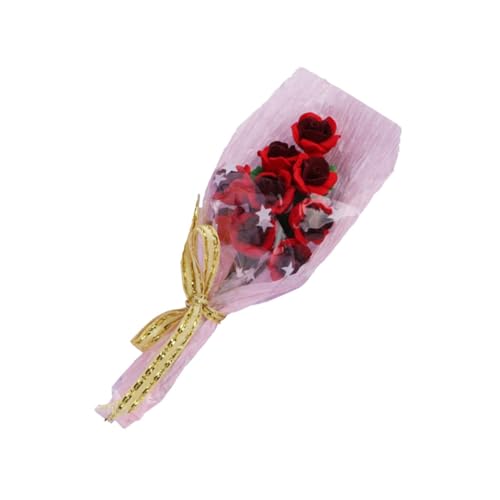 BESPORTBLE Realistische Miniatur-wohnkultur Im Maßstab 112 Puppenhaus Blumen Sicheres Tragbares Mini-blumenstrauß-Spielzeug BESPORTBLE Realistische Miniatur-wohnkultur Im Maßstab 112 Puppenhaus Blumen Sicheres Tragbares Mini-blumenstrauß-Spielzeug von BESPORTBLE
