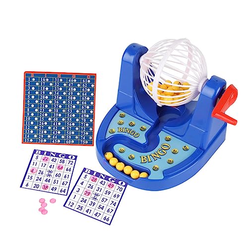 BESPORTBLE 1Stück Simulierte Bingo Spielmaschine Pädagogisches Lernspielzeug Für Bingo Spiele Und Spielabende Blau von BESPORTBLE