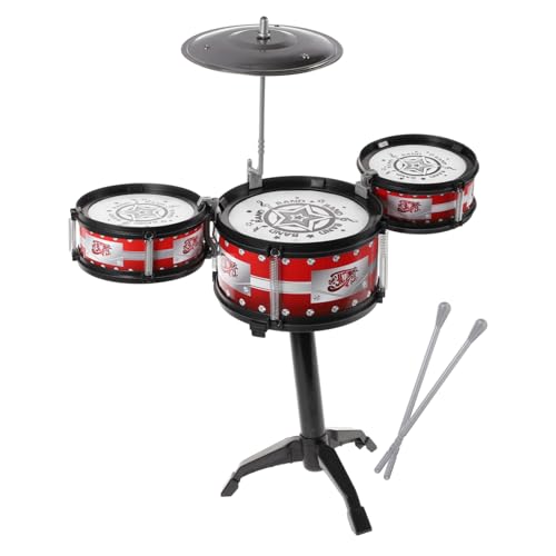 BESPORTBLE Mini Percussion Set Für Junge Mädchen Musikalische Früherziehung Mit Drums Rot Sicheres Und Ansprechendes Schlagzeug-Set Für Junge Mädchen Und Jungen BESPORTBLE Mini Percussion Set Für Junge Mädchen Musikalische Früherziehung Mit Drums Rot Sicheres Und Ansprechendes Schlagzeug-Set Für Junge Mädchen Und Jungen von BESPORTBLE