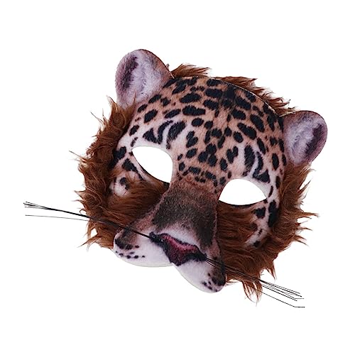 BESPORTBLE 1Stück Tierische Themenmaske Halbe Gesichtsmaske Für Kostümpartys Halloween Und Karneval Lustiges Party Prop Im Tierdesign Tiger Für Erwachsene von BESPORTBLE