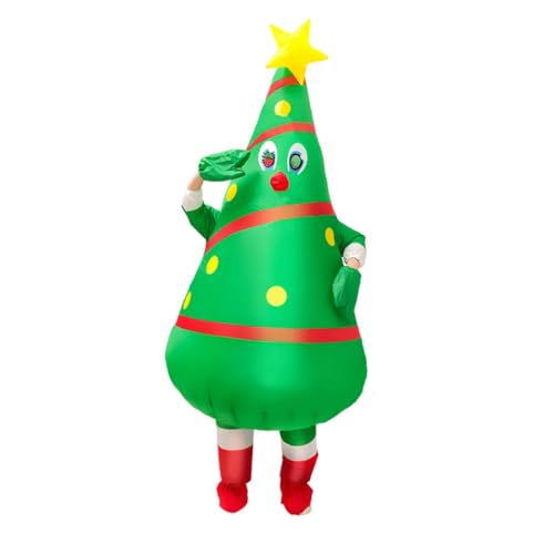 BESPORTBLE 1stk Aufblasbarer Weihnachtsbaum Weihnachtsmann-kit Aufblasbares Urlaubskostüm Weihnachten Aufblasbarer Badeanzug Weihnachts-cosplay-anzüge Marionette Aufblasbarer Anzug Tuch von BESPORTBLE