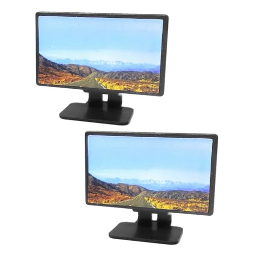 BESPORTBLE 2 Maßstab Realistische Puppenhaus Fernseher Detailgetreues Wohnzimmermodel Passende Miniatur Dekoration für Standard Puppenhäuser BESPORTBLE 2 Maßstab Realistische Puppenhaus Fernseher Detailgetreues Wohnzimmermodel Passende Miniatur Dekoration für Standard Puppenhäuser von BESPORTBLE