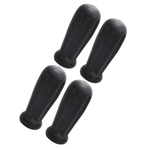 BESPORTBLE 2 Paar Tischfußballgriff Kickerstange Fußballtisch Spiele Fußballsachen Fußball-Service-Maschine austauschbare Kickergriffe Kickergriff Ersatz Kicker-Griffteile Abs Black von BESPORTBLE
