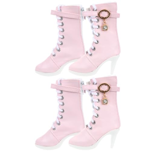 BESPORTBLE Puppenschuhe für 60cm Puppen 2 Paar Hochhackige Stiefel Miniatur High Heels Puppenzubehör für Mädchen Spielzeug für Puppen BESPORTBLE Puppenschuhe für 60cm Puppen 2 Paar Hochhackige Stiefel Miniatur High Heels Puppenzubehör für Mädchen Spielzeug für Puppen von BESPORTBLE