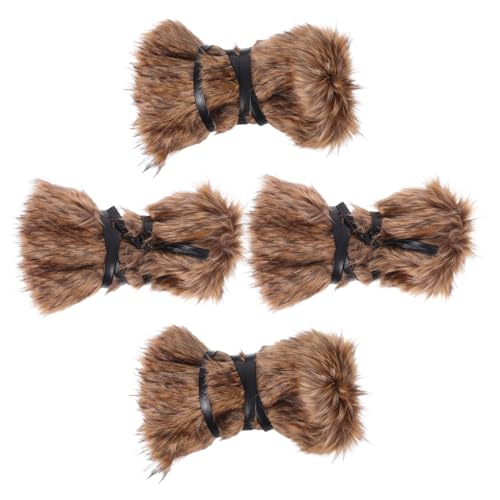 BESPORTBLE 2 Paare Verstellbare Flausche Beinschützer für Halloween Cosplay und Mittelalter Kostüme Stilvolle Accessoires für Männer und Frauen von BESPORTBLE