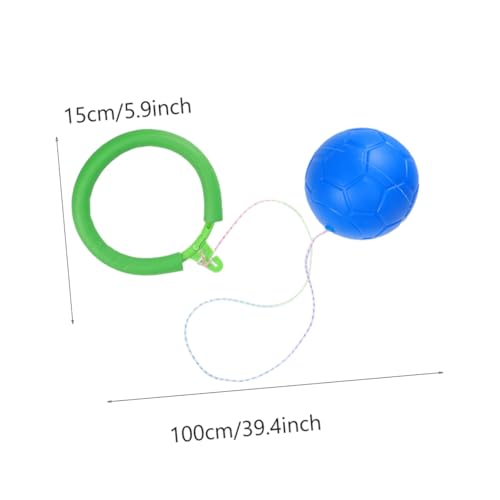 BESPORTBLE 2 STÜCK Fitness Springring Ballspielzeug Bunte Hüpfbälle Fördert Bein und Rumpfmuskulatur Geeignet für Indoor und Outdoor Bewegungsspiel Zufällige Farbe Zufällige Farbe von BESPORTBLE