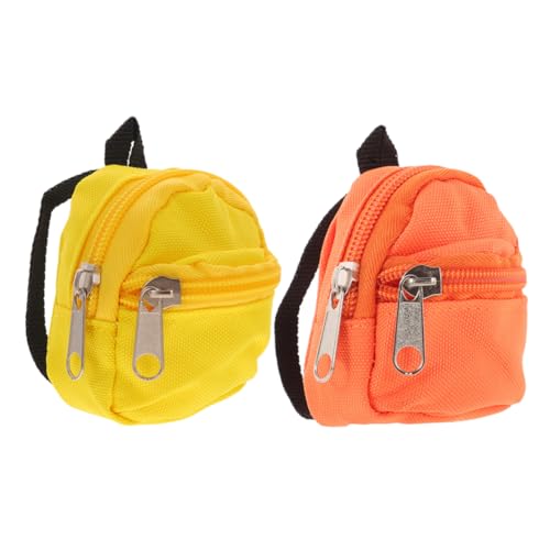 BESPORTBLE 2 STÜCK Miniatur Puppenrucksack Niedliche Mini Schultasche für Puppenhaus Dekoration Leicht Detailreich für Kreatives Rollenspiel und Puppenzubehör BESPORTBLE 2 STÜCK Miniatur Puppenrucksack Niedliche Mini Schultasche für Puppenhaus Dekoration Leicht Detailreich für Kreatives Rollenspiel und Puppenzubehör von BESPORTBLE