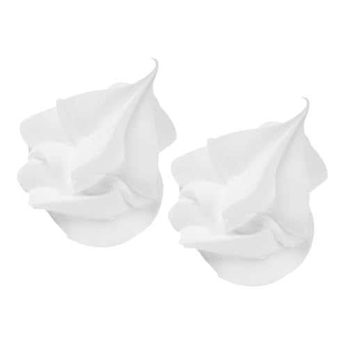 BESPORTBLE 2 STÜCK Teiliges Realistisches Eiscreme dekor Lebensechte Creme toppings für DIY Milchtee Dessertbecher Stilvolle Food Modelle für Kreative Küchendekoration von BESPORTBLE
