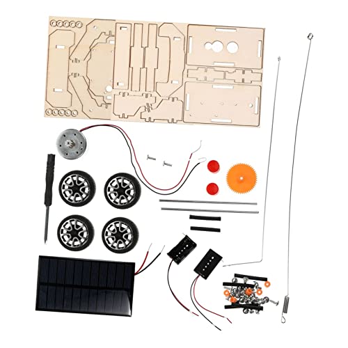 BESPORTBLE 2 Sätze DIY Ferngesteuertes Spielzeugauto für Umweltfreundliches Holzmaterial Sicher und Schadstofffrei Fördert Beobachtung und Denkvermögen Lernspielzeug für Drinnen und Draußen von BESPORTBLE