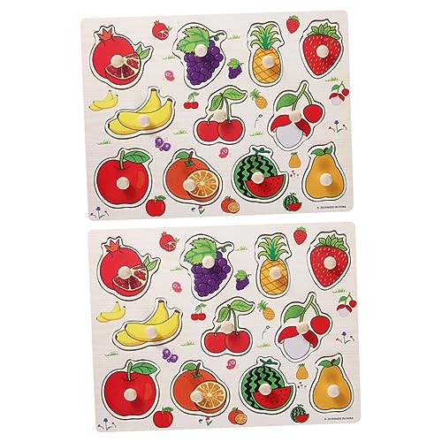 BESPORTBLE 2 Sätze Frucht Memory Puzzle Lernspielzeug Kreatives Jigsaw Frühes Lernen für Kleinkinder Jungen Mädchen BESPORTBLE 2 Sätze Frucht Memory Puzzle Lernspielzeug Kreatives Jigsaw Frühes Lernen für Kleinkinder Jungen Mädchen von BESPORTBLE