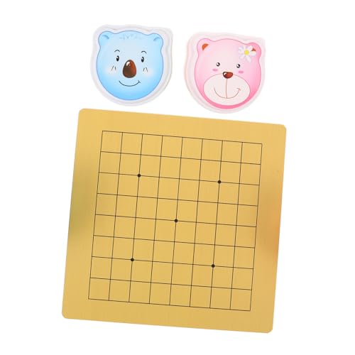 BESPORTBLE 2 Sätze Go Spielset mit Kunststoffsteinen und Doppelseitigem Holzbrett Lernspiel für Niedlicher Bären Schüssel Fördert Logisches und Konzentration Beim Weiqi Spiel BESPORTBLE 2 Sätze Go Spielset mit Kunststoffsteinen und Doppelseitigem Holzbrett Lernspiel für Niedlicher Bären Schüssel Fördert Logisches und Konzentration Beim Weiqi Spiel von BESPORTBLE