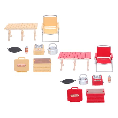BESPORTBLE 2 Sätze Grillzubehör Leichte Picknickmöbel für Indoor Outdoor Spiel Realistisches Garten-deko BESPORTBLE 2 Sätze Grillzubehör Leichte Picknickmöbel für Indoor Outdoor Spiel Realistisches Garten-deko von BESPORTBLE