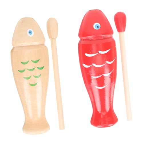 BESPORTBLE 2 Sätze Holz Fisch Orff Percussion Instrument Teiliges Musikspielzeug zur Musikalischen Früherziehung Nachhaltiges Holzspielzeug für Jungen und Mädchen Kreatives Rhythmus BESPORTBLE 2 Sätze Holz Fisch Orff Percussion Instrument Teiliges Musikspielzeug zur Musikalischen Früherziehung Nachhaltiges Holzspielzeug für Jungen und Mädchen Kreatives Rhythmus von BESPORTBLE
