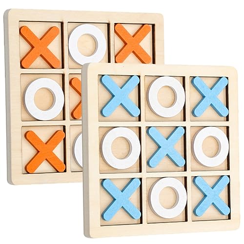 BESPORTBLE 2 Sätze Holz Toe Spielbrett für Schachspielzeug Interaktives Lernspiel und Konzentration Buntes Eltern Junge Mädchen Gesellschaftsspiel Leicht Tragbar von BESPORTBLE