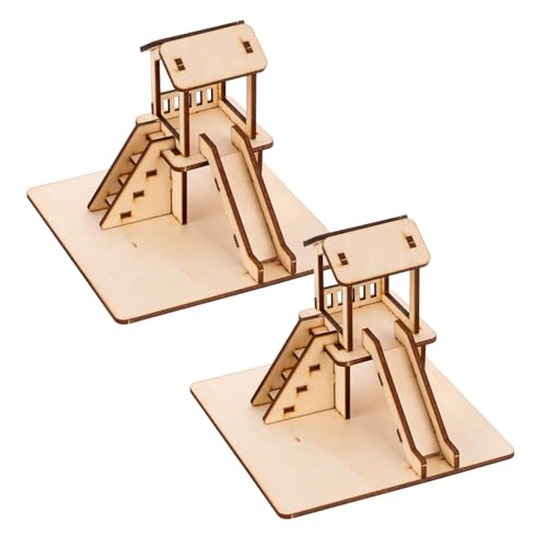 BESPORTBLE 2 Sätze Holzmodell Bausatz DIY Lernspielzeug Rutschbahn Puzzle Pädagogisch Fördernd Geschenk für Jungen Mädchen Ab Jahren BESPORTBLE 2 Sätze Holzmodell Bausatz DIY Lernspielzeug Rutschbahn Puzzle Pädagogisch Fördernd Geschenk für Jungen Mädchen Ab Jahren von BESPORTBLE