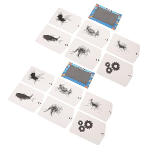 BESPORTBLE 2 Sätze Lentikulares Animations-experimentierset für Stem Lernspielzeug mit Optischer Täuschung und DIY Bastelprojekt für Kreatives Wissenschaftstraining BESPORTBLE 2 Sätze Lentikulares Animations-experimentierset für Stem Lernspielzeug mit Optischer Täuschung und DIY Bastelprojekt für Kreatives Wissenschaftstraining von BESPORTBLE