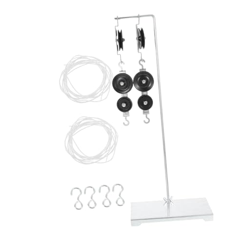 BESPORTBLE 2 Sätze Metall Pulley Block mit Verstellbarem Halter Einzel und Doppelrolle für Physik Experimente Stabiles Seilzugsystem für Mittelstufe Wissenschaft Unterricht BESPORTBLE 2 Sätze Metall Pulley Block mit Verstellbarem Halter Einzel und Doppelrolle für Physik Experimente Stabiles Seilzugsystem für Mittelstufe Wissenschaft Unterricht von BESPORTBLE