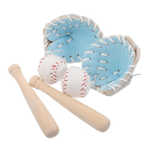 BESPORTBLE 2 Sätze Mini Baseball Bat Ball Glove Set Miniatur Sportzubehör für Puppenhaus Garten Kuchen Dekor Indoor Outdoor BESPORTBLE 2 Sätze Mini Baseball Bat Ball Glove Set Miniatur Sportzubehör für Puppenhaus Garten Kuchen Dekor Indoor Outdoor von BESPORTBLE