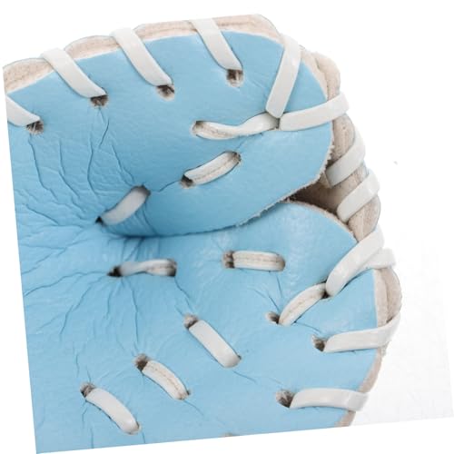 BESPORTBLE 2 Sätze Mini Baseball Bat Handschuh Ball Set Miniatur Sportzubehör Leicht Tragbar Für Puppenhaus Dekoration Kreative Bastelprojekte Anfänger von BESPORTBLE