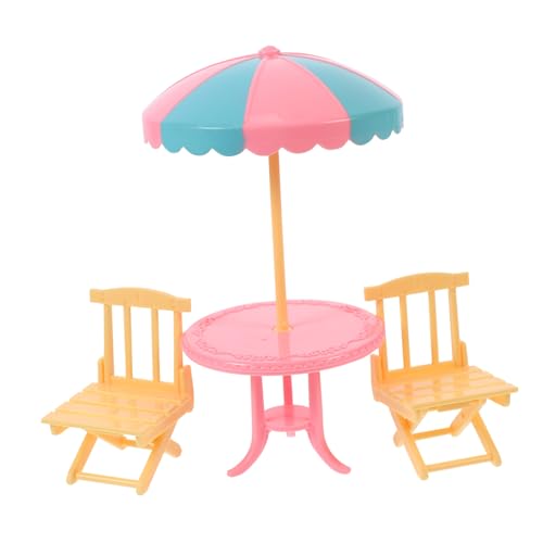 BESPORTBLE 2 Sätze Miniatur Puppenhaus Zubehör Imitation Strandstuhl Abs Material Realistische Stranddeko für Puppenhaus Möbel und Szene von BESPORTBLE