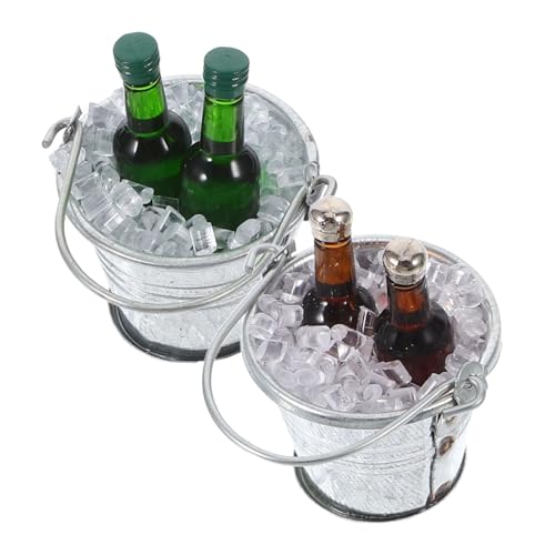 BESPORTBLE 2 Sätze Miniatur Set aus Bierflaschen Eiswürfeln und Eimer für Puppenhaus Teiliges Zubehör zur Dekoration von Häusern und Mikrolandschaften BESPORTBLE 2 Sätze Miniatur Set aus Bierflaschen Eiswürfeln und Eimer für Puppenhaus Teiliges Zubehör zur Dekoration von Häusern und Mikrolandschaften von BESPORTBLE