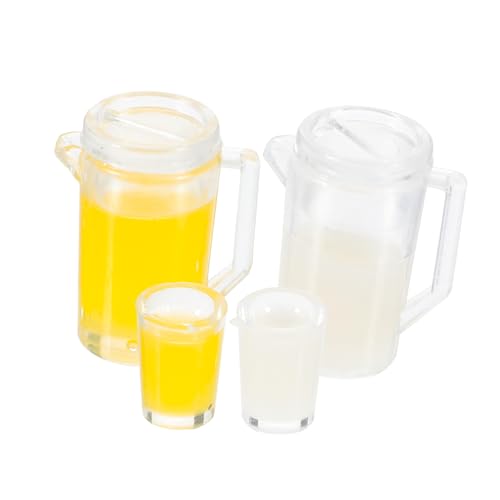 BESPORTBLE 2 Sätze Miniatur Set mit Milch und Orangensaftkanne für Puppenhäuser Teiliges Zubehör für Lebendige und Farbenfrohe Dekoration für Mini Küchen und Spielumgebungen BESPORTBLE 2 Sätze Miniatur Set mit Milch und Orangensaftkanne für Puppenhäuser Teiliges Zubehör für Lebendige und Farbenfrohe Dekoration für Mini Küchen und Spielumgebungen von BESPORTBLE