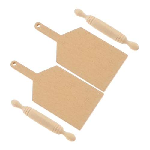 BESPORTBLE 2 Sätze Miniatur Teigroller und Schneidebrett aus Bruchsicheres DIY Zubehör für Puppenhaus Dekoration Küchenrequisite für Junge Mädchen und Miniaturliebhaber Teiliges BESPORTBLE 2 Sätze Miniatur Teigroller und Schneidebrett aus Bruchsicheres DIY Zubehör für Puppenhaus Dekoration Küchenrequisite für Junge Mädchen und Miniaturliebhaber Teiliges von BESPORTBLE