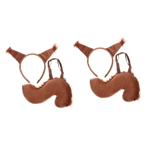 BESPORTBLE 2 Sätze Squirrel Ear Headband und Tail Set Weichem Kunstpelz Verstellbar für Erwachsene Vielseitiges Tierkostüm für Halloween Karneval Cosplay und Festivitäten BESPORTBLE 2 Sätze Squirrel Ear Headband und Tail Set Weichem Kunstpelz Verstellbar für Erwachsene Vielseitiges Tierkostüm für Halloween Karneval Cosplay und Festivitäten von BESPORTBLE