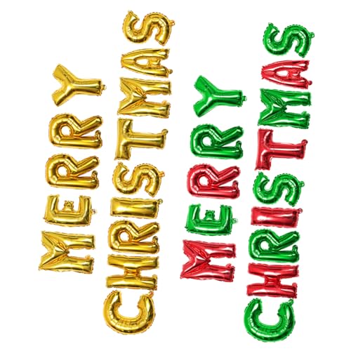 BESPORTBLE 2 Sätze Teiliges Aluminiumfolie Luftballon Weihnachtsdeko Ballons in Gold Rot Grün Strapazierfähige Buchstaben Ballons für Dekoration Wohnzimmer Schlafzimmer Küche BESPORTBLE 2 Sätze Teiliges Aluminiumfolie Luftballon Weihnachtsdeko Ballons in Gold Rot Grün Strapazierfähige Buchstaben Ballons für Dekoration Wohnzimmer Schlafzimmer Küche von BESPORTBLE