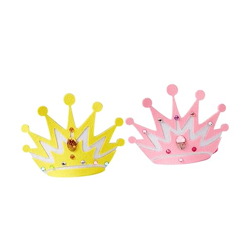 BESPORTBLE 2 Sätze Teiliges DIY Kronen Bastelset für Mädchen Sichere Vliesmaterialien Glitzernde Rosa Gelbe Prinzessinnen Kronen für Geburtstagsfeiern und Kreative Kinderaktivitäten BESPORTBLE 2 Sätze Teiliges DIY Kronen Bastelset für Mädchen Sichere Vliesmaterialien Glitzernde Rosa Gelbe Prinzessinnen Kronen für Geburtstagsfeiern und Kreative Kinderaktivitäten von BESPORTBLE