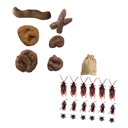 BESPORTBLE 2 Sätze Teiliges Realistisches Simulation Poo aus Lustiger Aprilscherz und Halloween Scherzartikel Bruchsicher für Badezimmer Partys Schlafzimmer und Küchen Täuschend Echte von BESPORTBLE