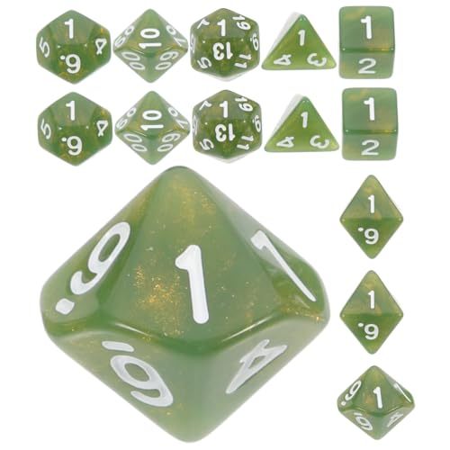 BESPORTBLE 2 Sätze Teiliges Trpg Würfel Farbige Acrylspielwürfel mit Perlglanzeffekt Verschleißfest Handliche Mehrseitige Spielwürfel für Brettspiele Würfelspiele Erwachsene und Partyzubehör BESPORTBLE 2 Sätze Teiliges Trpg Würfel Farbige Acrylspielwürfel mit Perlglanzeffekt Verschleißfest Handliche Mehrseitige Spielwürfel für Brettspiele Würfelspiele Erwachsene und Partyzubehör von BESPORTBLE