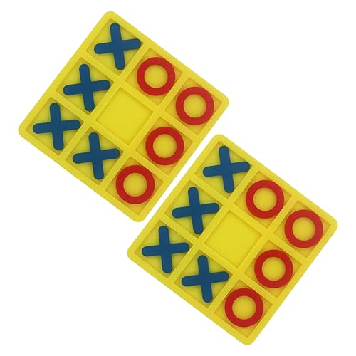 BESPORTBLE 2 Sätze Toe Spiel Kunststoff Brettspiel Lernspielzeug Familieninteraktives Denkspiel Kreativitätsförderndes Gelb BESPORTBLE 2 Sätze Toe Spiel Kunststoff Brettspiel Lernspielzeug Familieninteraktives Denkspiel Kreativitätsförderndes Gelb von BESPORTBLE