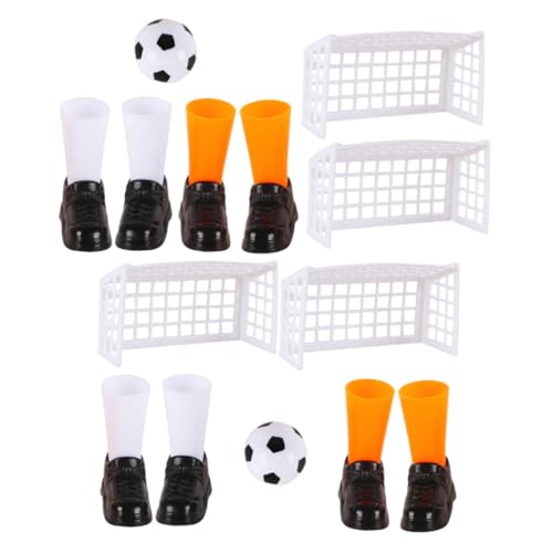 BESPORTBLE Kleiner Tischfußballspiel für Kinder 2 Stück Finger Fußballspielzeug Interaktives Familienspiel Tragbar für Partys und Draußen BESPORTBLE Kleiner Tischfußballspiel für Kinder 2 Stück Finger Fußballspielzeug Interaktives Familienspiel Tragbar für Partys und Draußen von BESPORTBLE