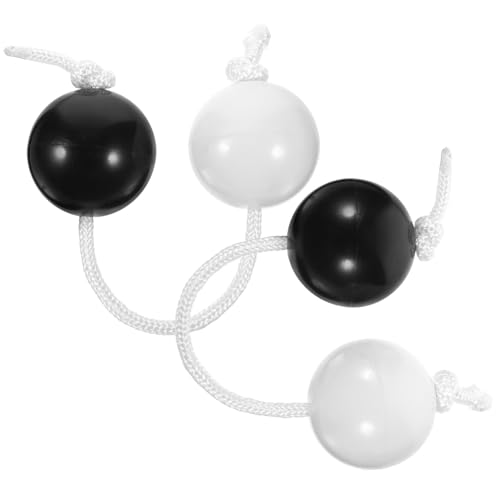 BESPORTBLE 2 Stck Percussion Instrument Rhythm Balls Shaker Weiß Afrikanisches Musikspielzeug für Einfache Handhabung Langlebig für Musikunterricht und Partys von BESPORTBLE