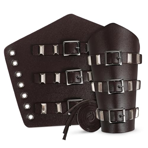 BESPORTBLE 2 Stück Armschienen Cosplay Renaissance Armschutz -Armschienen Kostüm Wikingerarmband Männer Manschette mittelalterliches Cosplay-Zubehör mittelalterliches Zubehör PU-Leder BESPORTBLE 2 Stück Armschienen Cosplay Renaissance Armschutz -Armschienen Kostüm Wikingerarmband Männer Manschette mittelalterliches Cosplay-Zubehör mittelalterliches Zubehör PU-Leder von BESPORTBLE