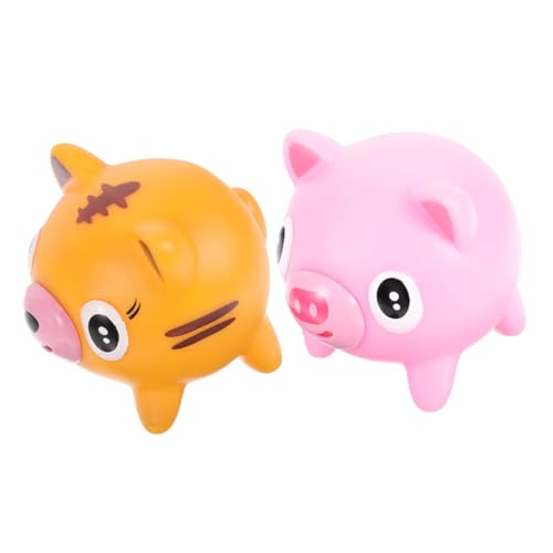 BESPORTBLE 2 Stück Cartoon Tier Quetschspielzeug mit Herausgestreckter Stressabbau und Druckentlastung Lustige Squeeze Toys Niedliche Tierfiguren als für Jungen und Mädchen von BESPORTBLE