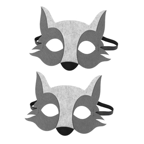 BESPORTBLE 2 Stück Cartoon Tiermasken für Interaktive Cosplay Masken für Halloween Geburtstag und Partys Wiederverwendbar und Praktisch für Kreative Rollenspiele BESPORTBLE 2 Stück Cartoon Tiermasken für Interaktive Cosplay Masken für Halloween Geburtstag und Partys Wiederverwendbar und Praktisch für Kreative Rollenspiele von BESPORTBLE