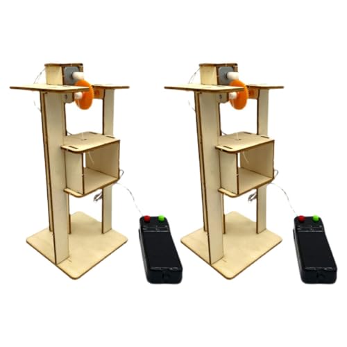 BESPORTBLE 2 Stück DIY Elevatoren Bastelset für Holz für Wissenschaftliche Experimente Fördert Kreativität und Handwerkliche Fähigkeiten Lernspielzeug für Schulprojekte BESPORTBLE 2 Stück DIY Elevatoren Bastelset für Holz für Wissenschaftliche Experimente Fördert Kreativität und Handwerkliche Fähigkeiten Lernspielzeug für Schulprojekte von BESPORTBLE