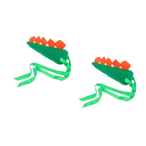 BESPORTBLE 2 Stück Dinosaurier Kostüm Grün Kostüm Zubehör für Mädchen Jungen Cosplay Party Halloween Fasching Bühnenauftritt Tierkostüm Prop von BESPORTBLE